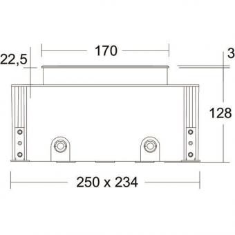 Brumberg LED-Bodeneinbauleuchte Lanko-R 