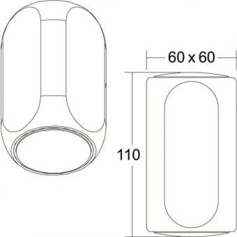 Brumberg LED-Wandanbauleuchte   10114173 