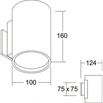 BRUM LED-Wandanbauleuchte       10042173 