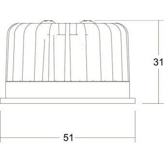 Brumberg LED-MR16-Linsen 350mA  12920603 