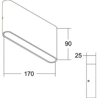 BRUM LED-Wandleuchte 230V       10046253 