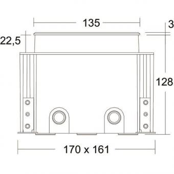 Brumberg LED-Bodeneinbauleuchte 14666223 