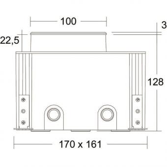 Brumberg LED-Bodeneinbauleuchte 14685083 