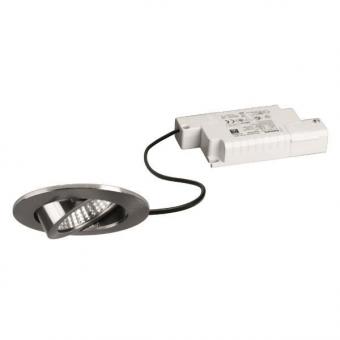 BRUM Einbaustrahler rund 6W nickel  BB03 