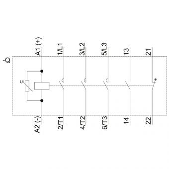 Siemens Schütz AC-3,       3RT2026-2DB40 