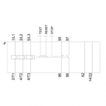 Siemens 3RU21161AB1 Überlastrelais S00 