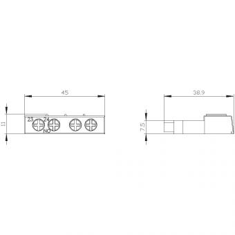 Siemens 3RV29011F Hilfsschalter 