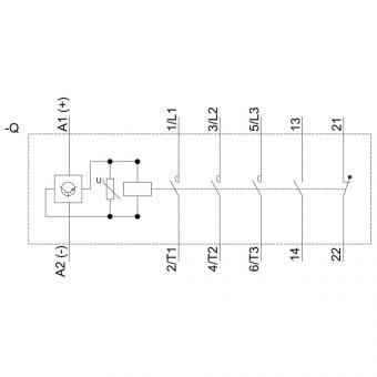 SIEM Schütz für Bahn, 3RT2026-2XB40-0LA2 