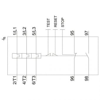 Siemens 3RU21264BB1 Überlastrelais S0 
