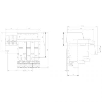 SIEM Einspeisung links       3RA6813-8AC 