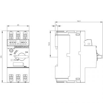 Siemens 3RV20111DA25 Motorschutzschalter 