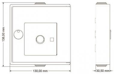 HEKATRON Funkhandtaster Blau / Interface 