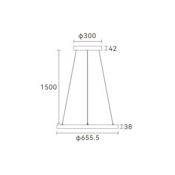 DOTLUX LED-Pendelleuchte     6915-040110 