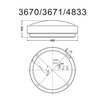 DOTLUX LED-Leuchte           3670-499160 