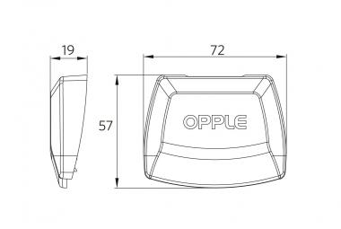 Opple Tragschiene Blind-    542098011000 