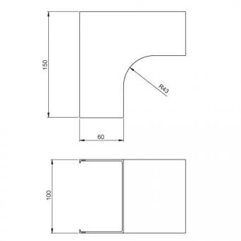 Unex Inneneck reinweiß RAL9010  31333-02 