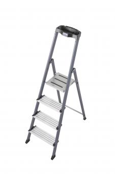 KRAU SECURO-Alu-Leiter 4 Stufen   126429 