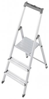 KRAU SOLIDY Alu-Leiter 3 Stufen   126214 