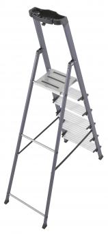 KRAU SECURO-Alu-Leiter 6 Stufen   126443 