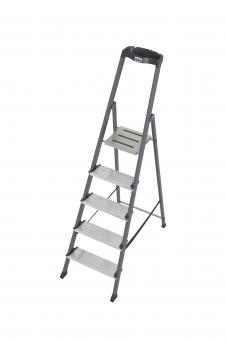 KRAU SECURO-Alu-Leiter 5 Stufen   126436 