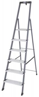 KRAU SECURO-Alu-Leiter 6 Stufen   126443 