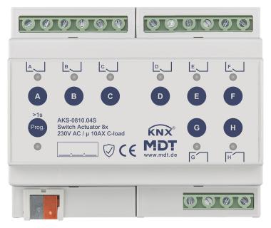 MDT AKS-0810.04S KNX Schaltaktor 8f 6TE 