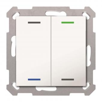 MDT BE-TAL55T2.01 Taster Light 55 2fach 