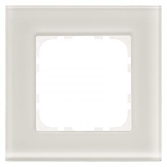 MDT BE-GTR1W.01 Glasrahmen 1fach Weiß 