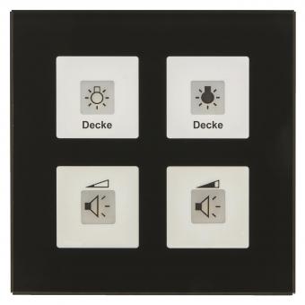 MDT BE-GT04S.01 Glastaster 4fach Plus 
