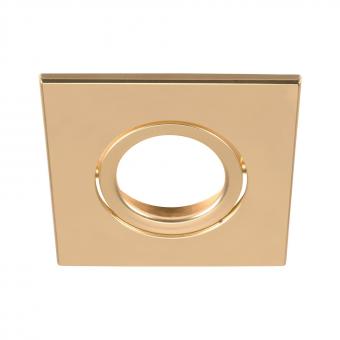 SLV Abdeckring gold matt eckig   1007194 