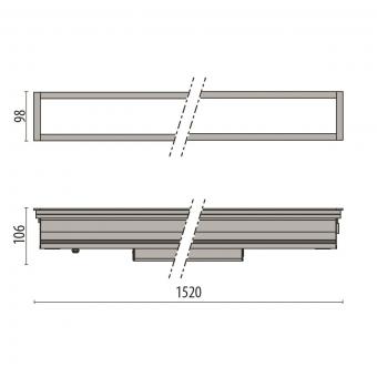 PII TRACCIA 1500 ELL 54W 4000K    305337 