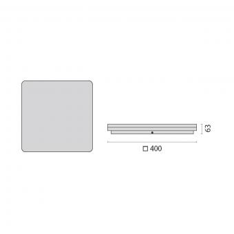 PIL LED-Wand-und Deckenleuchte   3105560 