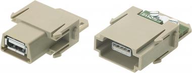 HART Han 1 Mod-F USB Wanddur 09140014701 