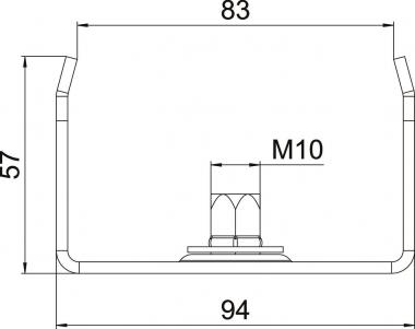 OBO MAH 60 100 FS Mittenabhängung 