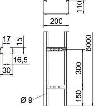 OBO WKLG 1120 A2 Weitspannkabelleiter 