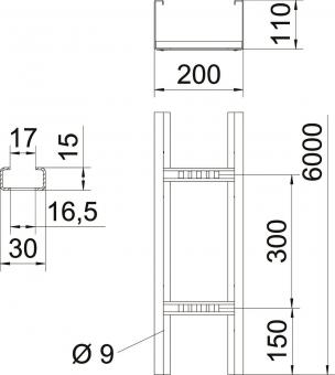 OBO WKLG 1120 FS Weitspannkabelleiter 