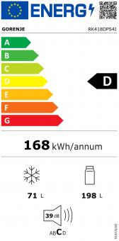Gorenje RK418DPS4I si Kühlkombi 