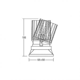 BRUM LED-Einbauleuchte 500mA,   12643073 