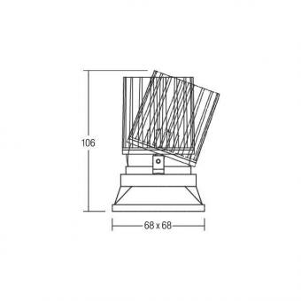 BRUM LED-Einbauleuchte 500mA,   12641073 
