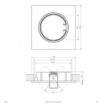 EVN Halogen-Einbauleuchte         646014 