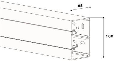 GGK 7963 Brüstungskanal aw MBR 65x100/45 
