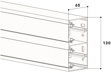 GGK 7964 Brüstungskanal    MBR 65x130/45 