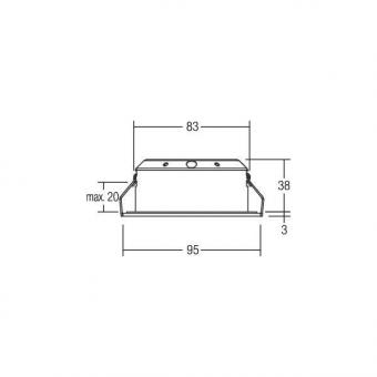 BRUM LED-Einbaul. 350mA 5,5W    12476153 