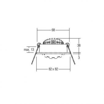 BRUM LED-Einbaustrahler         12262643 