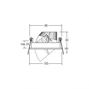 BRUM LED-Einbauleuchte 500mA,   12417173 