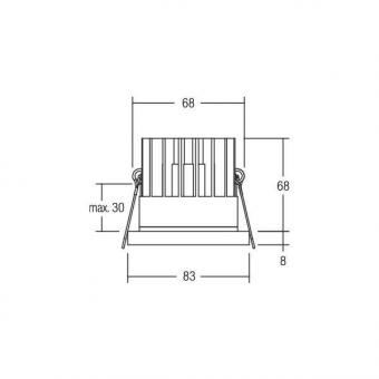 BRUM LED-Einbauleuchte          12270183 