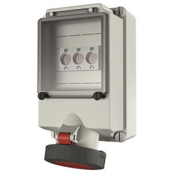 Mennekes 63A5P 6H400V Wanddose IP67 7311 