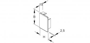 Kleinhuis Endstück HKL 40x60    ES4060.6 