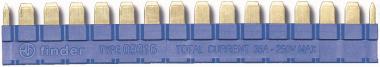 Finder Kammbrücke 16-polig blau 