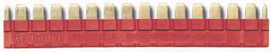 Finder Kammbrücke 16-polig rot 
